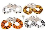 CAHANAN Animal Print Furry Hand Cuffs
